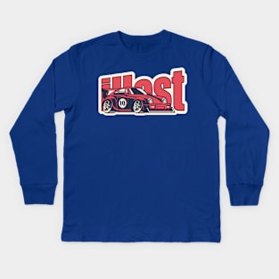 ILLEST RED CAR Kids Long Sleeve T-Shirt